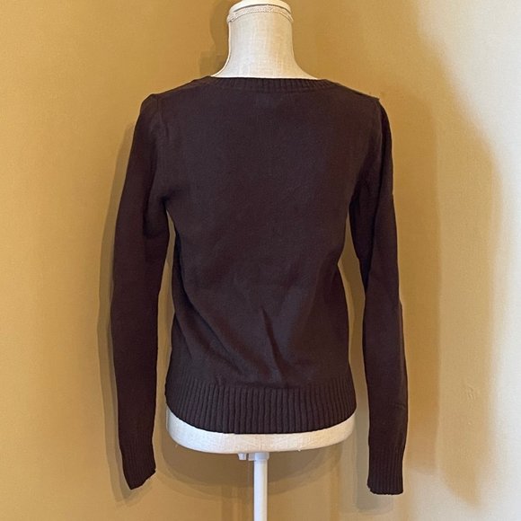 Old Navy Cabled Crew Sweater - Chocolate - Picture 2 of 3